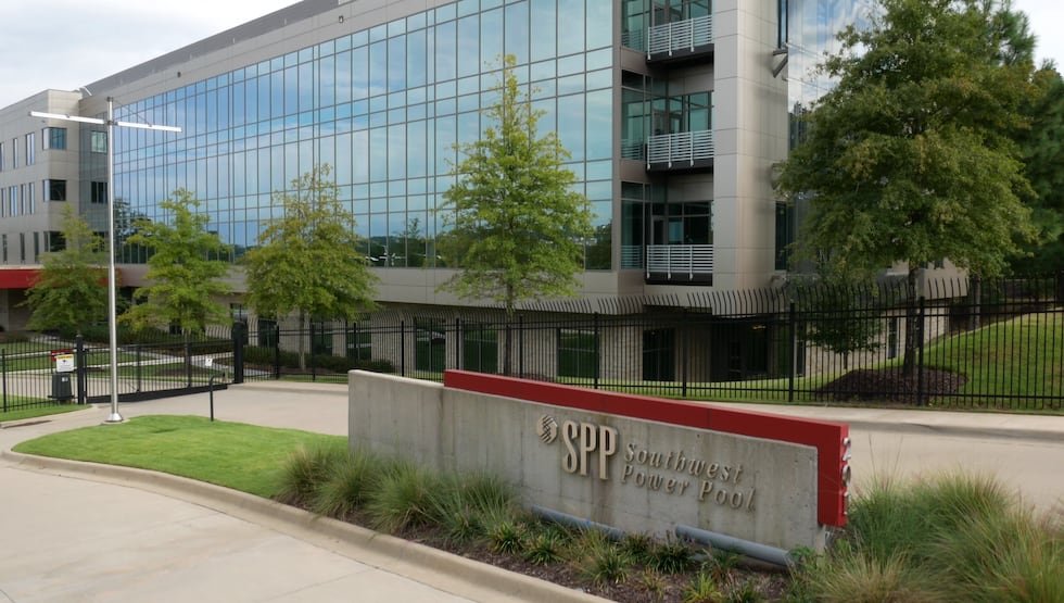 Headquarters of the Southwest Power Pool, based in Little Rock, Ark. The organization...