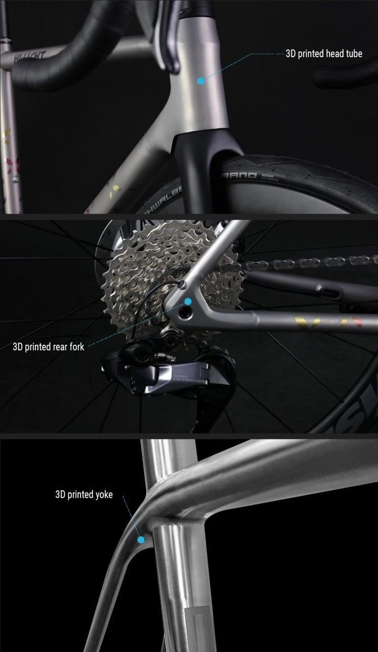 Hanglun Technology 3D prints customized titanium bikes with Farsoon's FS350M - aiming to produce over 50,000 components annually.