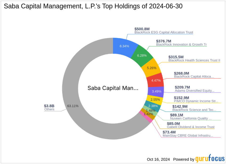 Saba Capital Management, L.P. Expands Portfolio with New Germany Fund Inc Acquisition