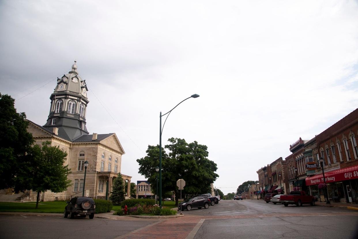 Downtown Winterset on Monday, June 3, 2019.
