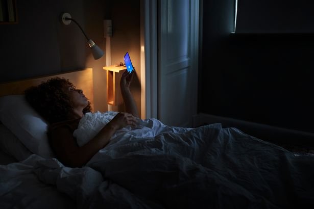 Person using electricity at night