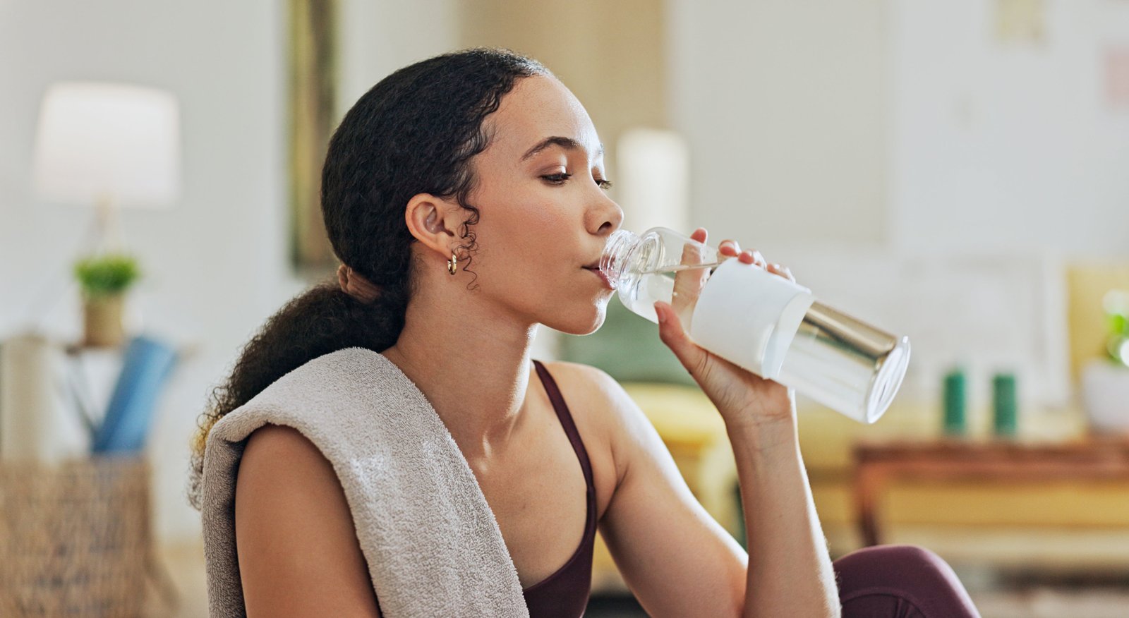 Hydration can help increase focus, recovery and performance, Lawrence says