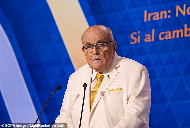 It was reported Monday that Giuliani was able to leave the hospital in New Hampshire where he'd spent the weekend