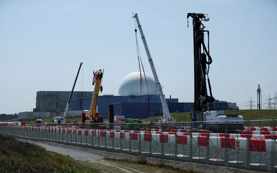 Construction of the Sizewell C nuclear power station is expected to contribute to higher household energy bills