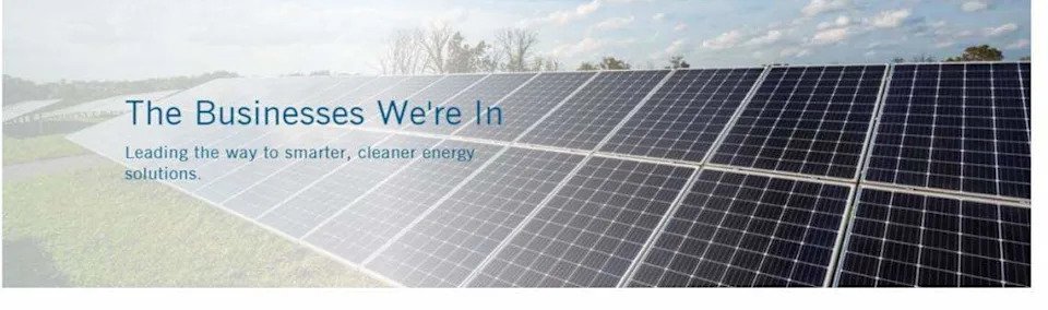 A lawsuit filed by the Town of Carrboro against Duke Energy alleging decades-long deception about greenhouse gas emissions includes this image of a header from Duke’s website.