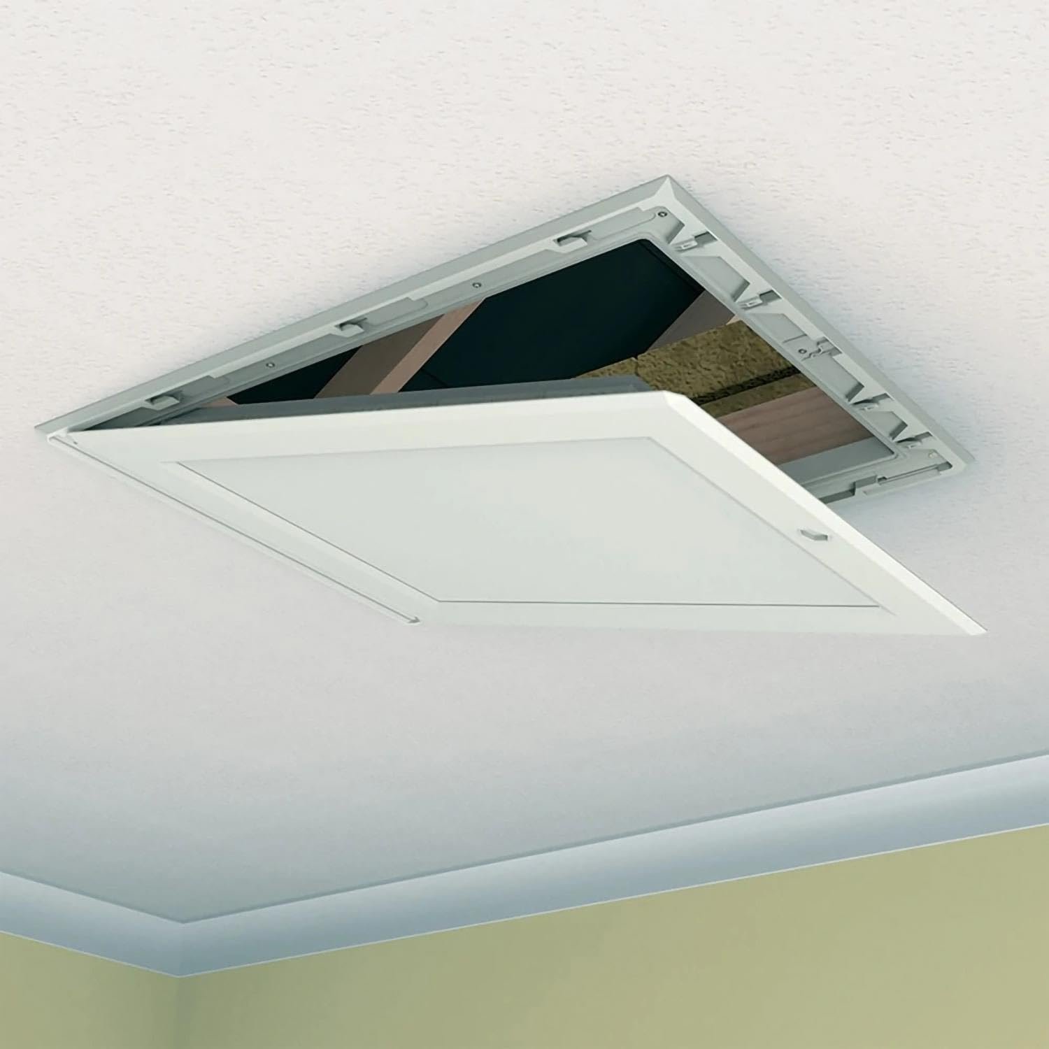 Bps Superior L Compliant &lsquo;swing Down&rsquo; Insulated Loft Hatch/door | Draught Seals | Polystyrene Insulation | 50mm Thick | Cfc Free