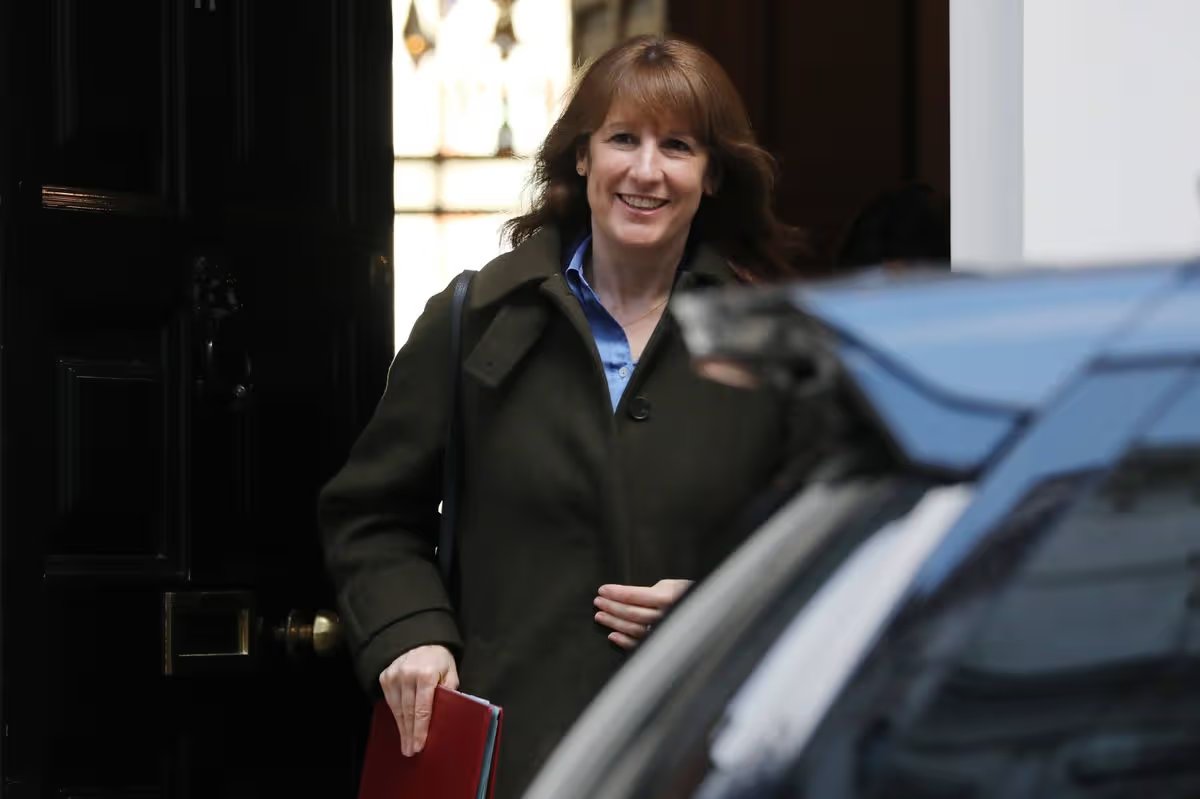 LONDON, ENGLAND - FEBRUARY 04:  Chancellor of the Exchequer, Rachel Reeves, leaves 11 Downing Street for PMQs, on February 04, 2026 in London, England. (Photo by Alishia Abodunde/Getty Images)