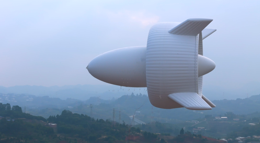 The S2000 during a January test in Yibin, Sichuan Province, China.