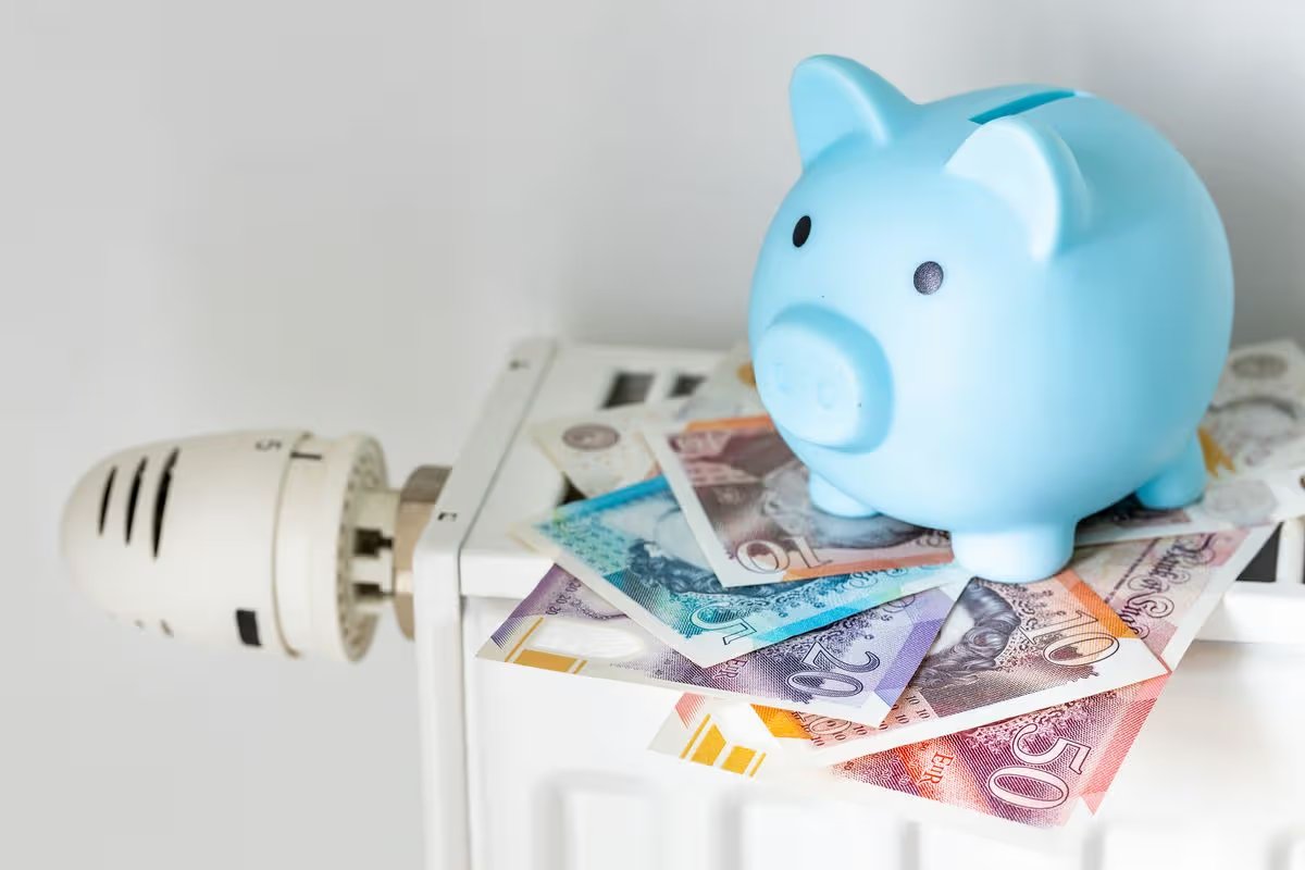 Money on a radiator