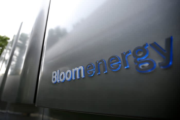 Bloom Energy sign.