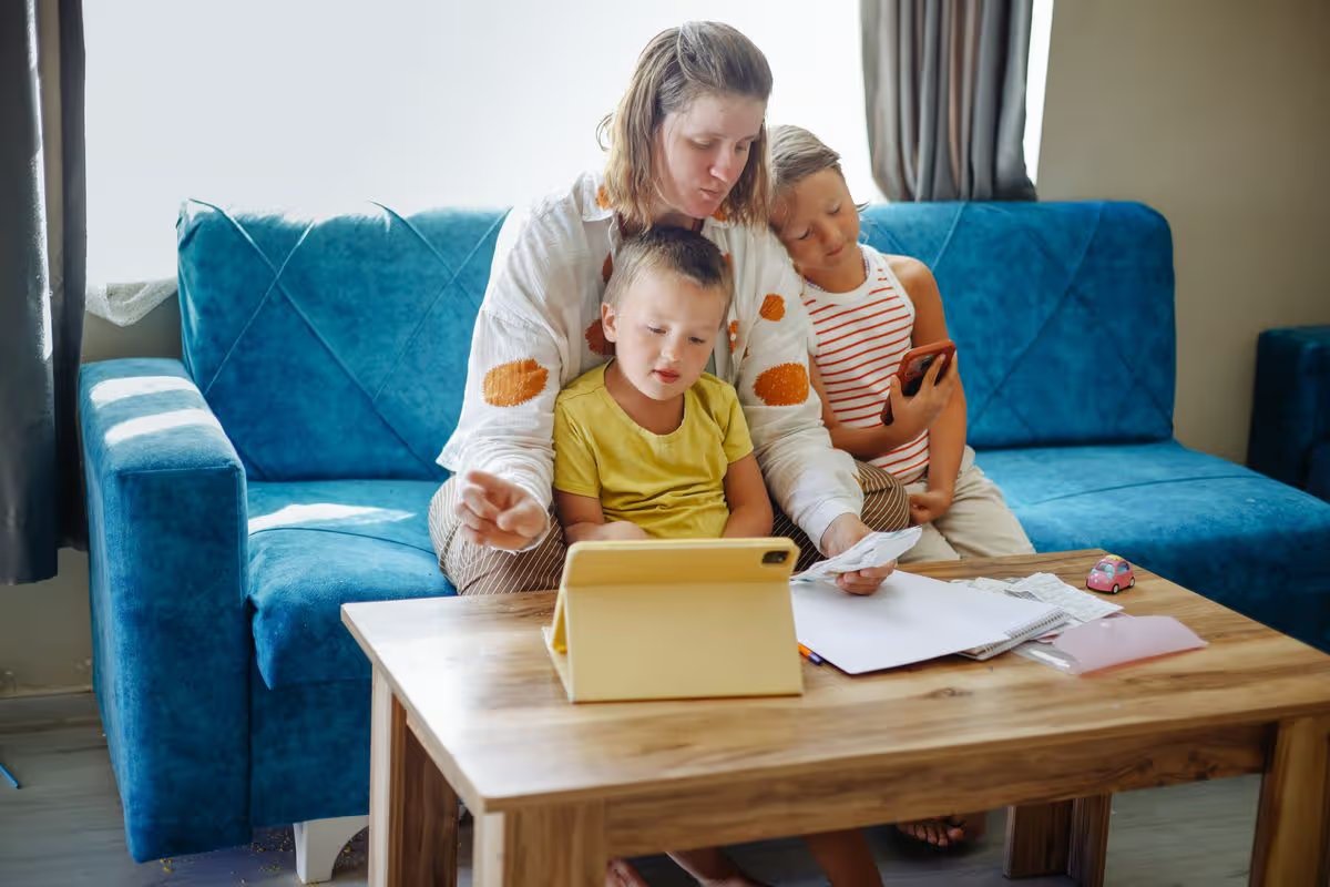 Parent paying energy bill