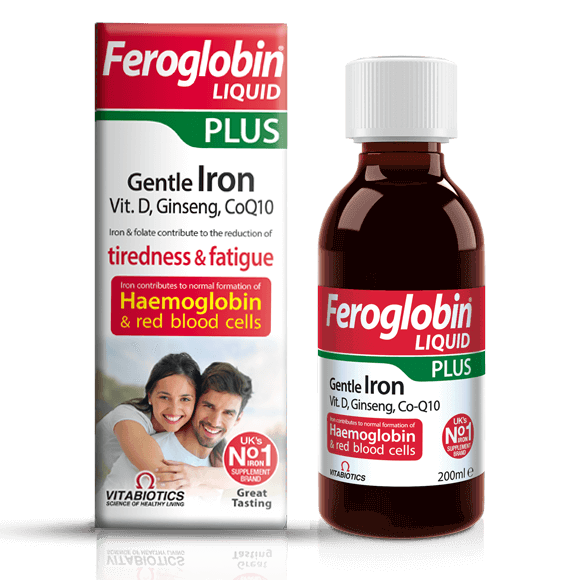 Bottle of Vitabiotics Feroglobin Liquid Plus