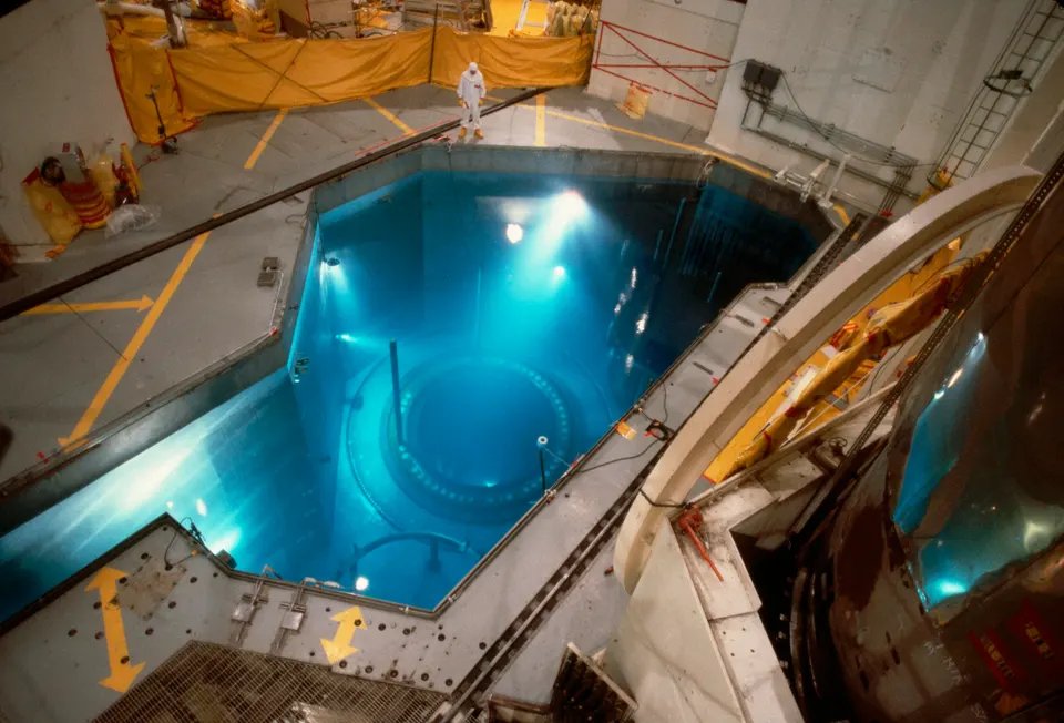 Nuclear Reactor and Cooling Pool