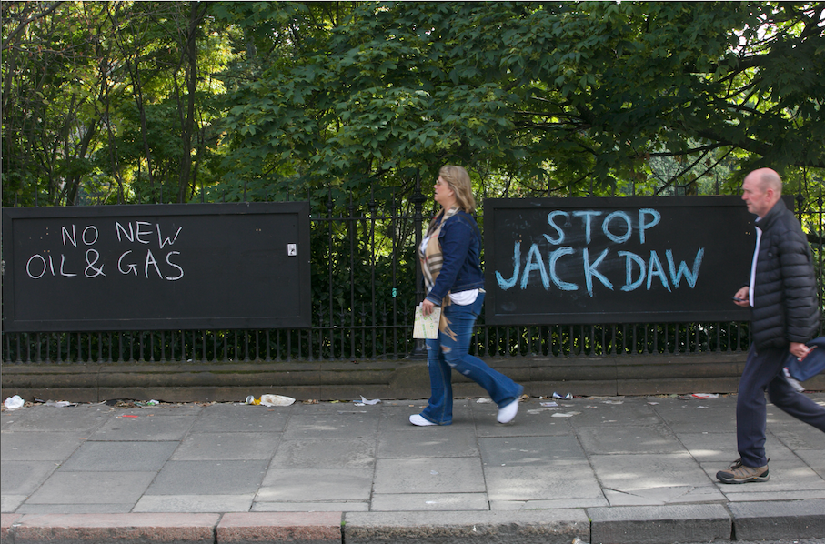 Jackdaw protest