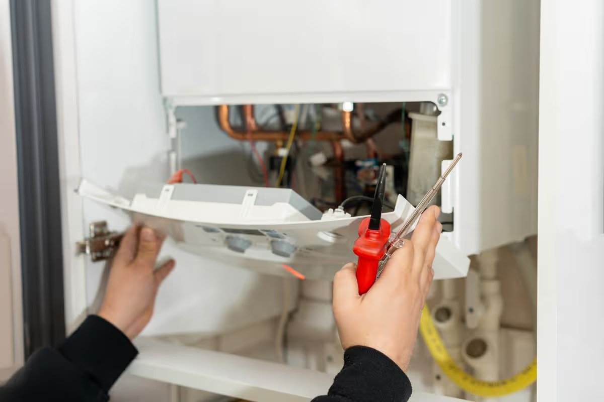 Installers frequently set them high to heat homes quickly